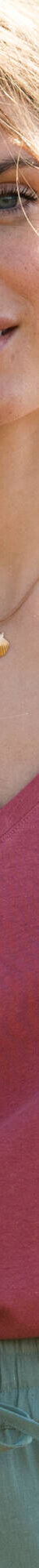 T-shirt col V uni, mélange coton-lin (bois de rose) T-shirt col V uni, mélange coton-lin (bois de rose)